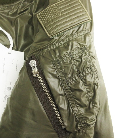 タカヒロミヤシタザソロイスト flight jacket MA-1 ブルゾン ジャケット ナイロン 中綿 ジップアップ SJ.0021AW1 緑 カーキ 50 メンズ