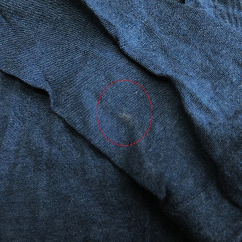 フィルメランジェ FilMelange ロンT Tシャツ 長袖 カットソー クルーネック ブルー 青 5 M位 ■SM1 メンズ_画像5