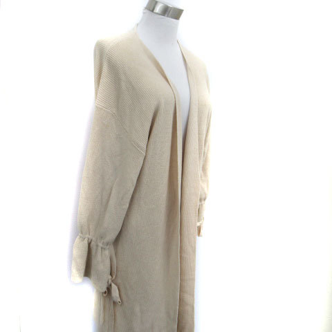  rienda rienda cardigan long height front opening S ivory /SM13 lady's 