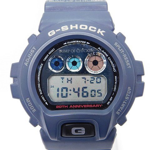 カシオ CASIO G-SHOCK BUMP OF CHICKEN バンプオブチキン 腕時計 デジタル クォーツ ラバー ネイビー /WM メンズ_画像1