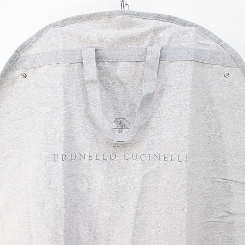 ブルネロクチネリ BRUNELLO CUCINELLI ガーメントカバー ブランドロゴ 洋服入れ 灰系 グレー 小物 レディース_画像4