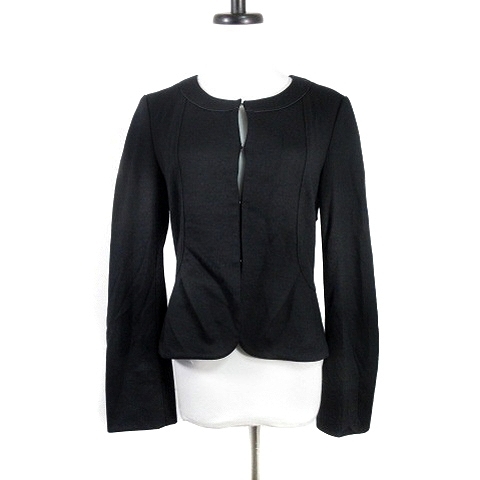 Lautreamont Lautreamont Jacket No Color Long Elect Lin Lin Plain 40 Черные черные наружные /BT Ladies