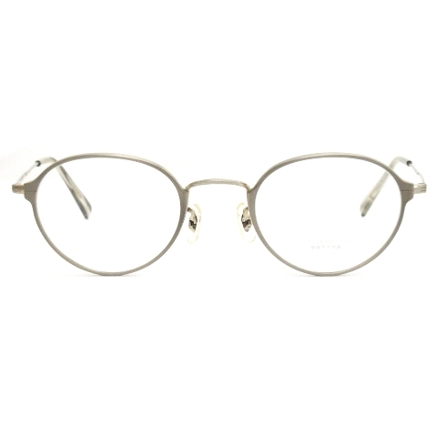 オリバーピープルズ OLIVER PEOPLES Barristar メガネフレーム 伊達眼鏡 メタルフレーム シルバーカラー 45□21 138 メンズ_画像1