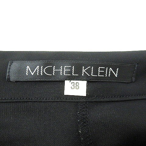  Michel Klein MICHEL KLEIN One-piece mi leak long halter-neck dore-p no sleeve 38 black black /MN #MO lady's 