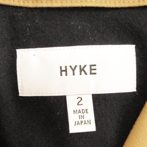 ハイク HYKE トレンチコート ロング ベルト付き ライナー付き 171-17005 ベージュ 2 ■YHG レディース_画像5