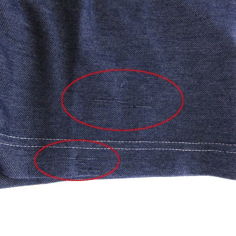 ヒューゴボス HUGO BOSS Tシャツ カットソー ストレッチ 半袖 コットン 紺 ネイビー XXL 大きいサイズ メンズ_画像6