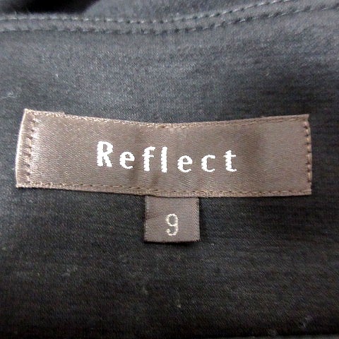 リフレクト Reflect スカート タイト ひざ丈 9 黒 ブラック /RT レディース_画像5
