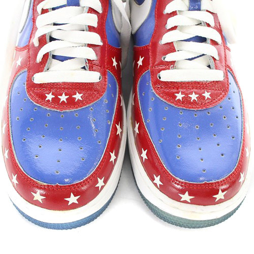 ナイキ NIKE Air Force 1 Low Preumium All-Star エアフォース1 ロー プレミアム スニーカー US9.5 27.5cm 赤 レッド 青 ブルー 312945-411_画像4