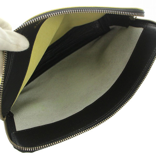 3.1 Philip rim 3.1 phillip lim leather clutch bag second bag yellow color yellow black black white white /SR35 lady's 