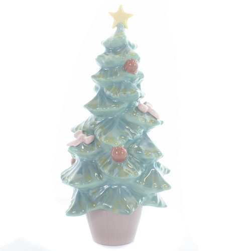 リヤドロ LLADRO フィギュリン クリスマスツリー置物 青 ブルー 緑 グリーン 57521 /SR34 レディース_画像1