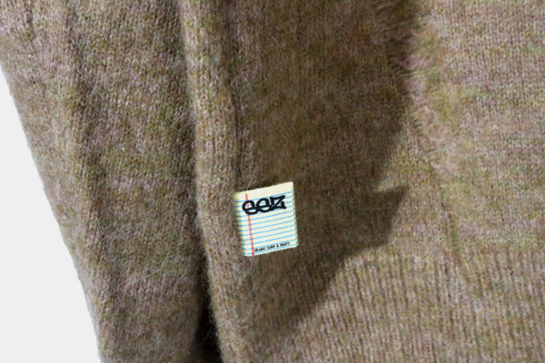 未使用品 2023AW SSZ エスエスズィー SIZE:M BORO MOHAIR CREWNECK KNIT ボロモヘヤ クルーネックニット セーター OLIVE オリーブ 11-15-07_画像5