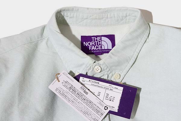 THE NORTH FACE PURPLE LABEL ノースフェイス パープルレーベル Cotton Polyester OX B.D. Shirt オックスフォードシャツ M NT3300N /●☆_画像3