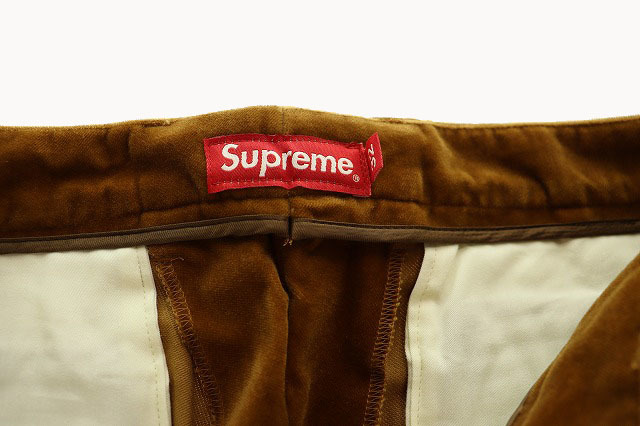 シュプリーム SUPREME 20AW Velvet Work Trouser ベルベットワーク パンツ 32【ブランド古着ベクトル】231118☆AA★ メンズ_画像4