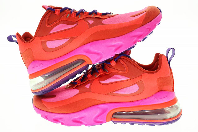 ナイキ NIKE AIR MAX 270 REACT MYSTIC RED 2019 27cm AO4971-600 エア マックス リアクト ミスティック レッド 【ブランド古着ベクトル】2の画像2