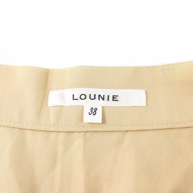  Lounie LOUNIE LAP юбка наматывать юбка flair mi утечка длинный оборка 38 M бежевый /KU #OF женский 