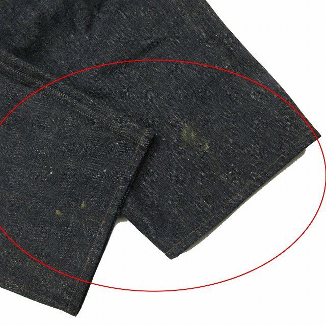 ナイジェルケーボン NIGEL CABOURN RAILMAN DENIM PANT レイルマン ワイド デニム パンツ セルビッチ 5ポケット シンチバック ジーンズ_画像7