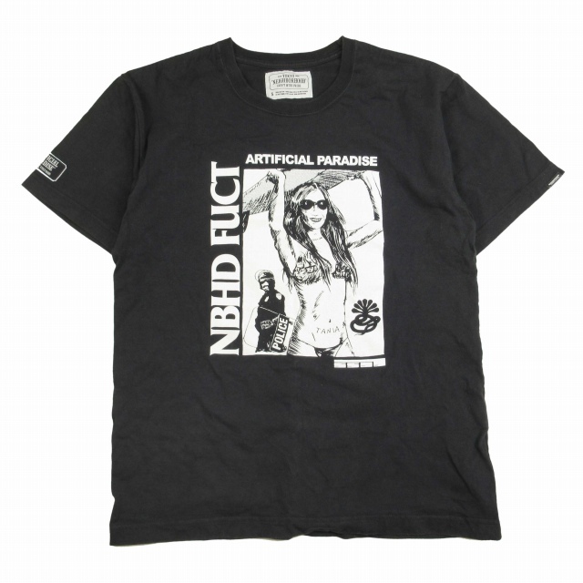 ネイバーフッド × ファクト NEIGHBORHOOD × FUCT SSDD NHFU-2/C-TEE.SS Tシャツ 半袖 ロゴ プリント クルーネック プルオーバー_画像1