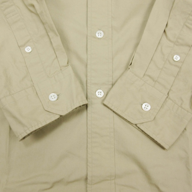 美品 21SS ソフネット SOPHNET. SCORPION BASIC B.D SHIRT スコーピオン ベーシック ボタンダウン シャツ 長袖 ロゴ 刺繍 コットン 100％_画像4