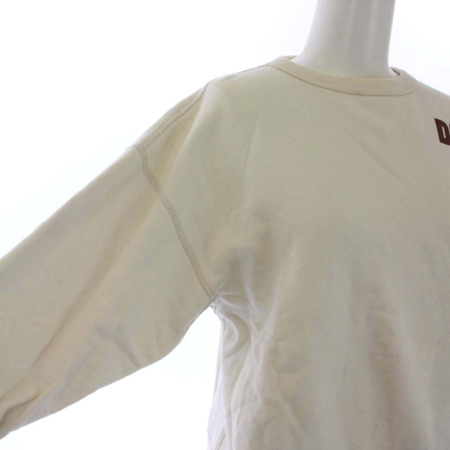 ロンハーマン ヴィンテージ R.H.vintage Dream Sweat Shirt DREAM クルーネックスウェット ロゴ ショート丈 XS アイボリー /DK レディース_画像4