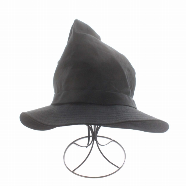 未使用品 ワイズ Y's タグ付き Bang on YW-H70-091 ハット とんがり帽子 黒 ブラック /DK メンズ レディース_画像2