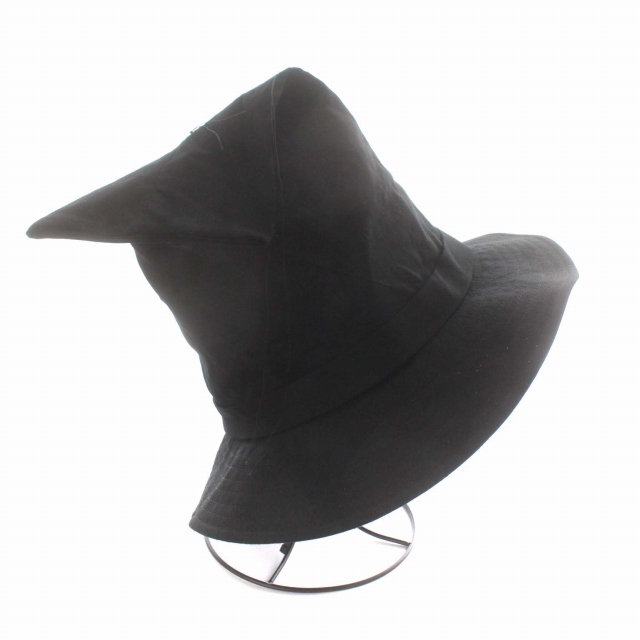 未使用品 ワイズ Y's タグ付き Bang on YW-H70-091 ハット とんがり帽子 黒 ブラック /DK メンズ レディース_画像4