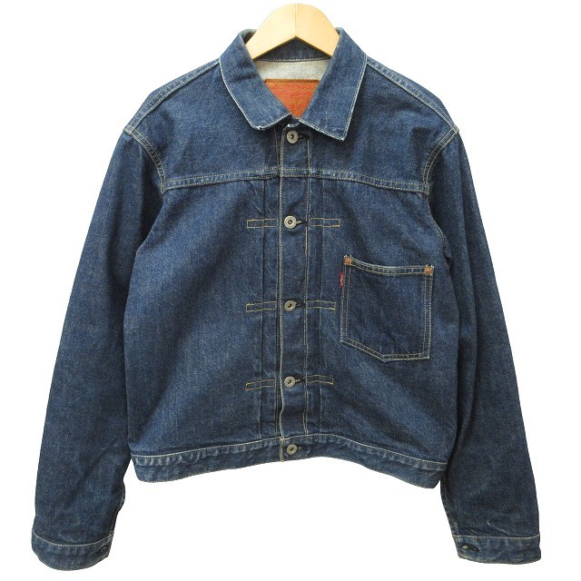 リーバイス Levi's 大戦モデル 1ST 90s 93年製 71506 デニムジャケット トラッカージャケット Gジャン カバーオール ビッグE 赤耳 青系 38