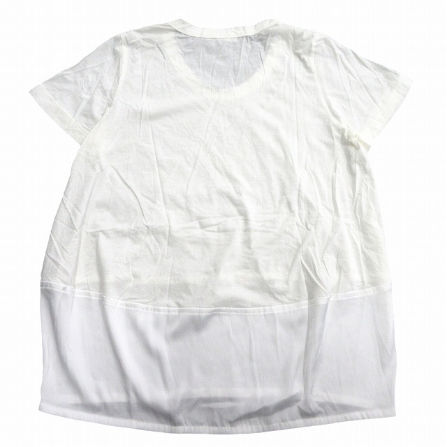  The Secret black Z The SECRETCLOSET satin switch T-shirt cut and sewn wide easy short sleeves white white lady's!7