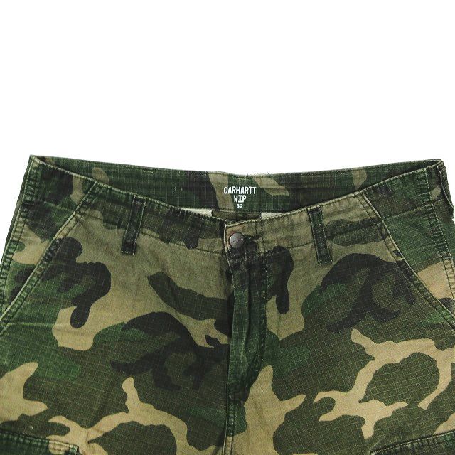 カーハート carhartt REGULAR CARGO SHORT CAMO COMBAT 迷彩 カーゴ ショーパン ボトムス 32 メンズ_画像3