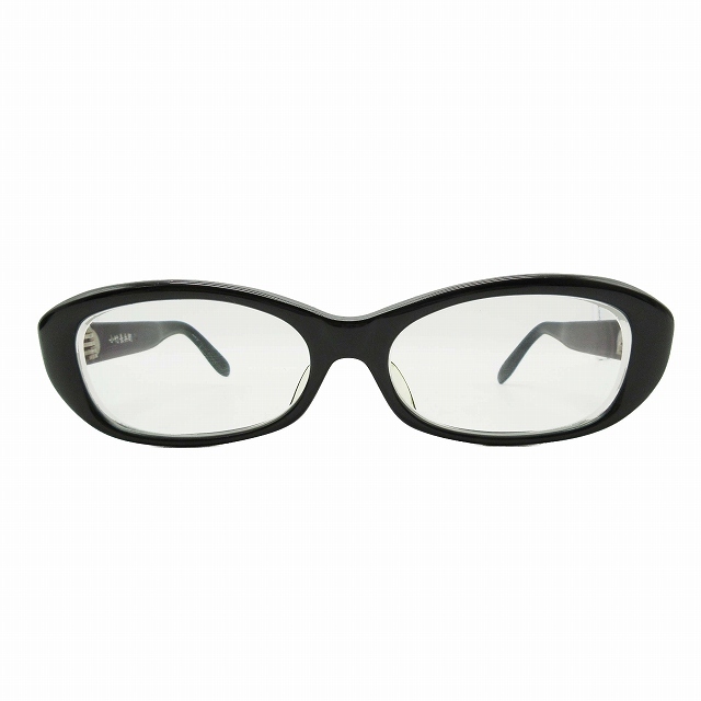 ポーカーフェイス POKER FACE × 小林長兵衛 作 PKT-05 眼鏡 メガネ 度入り スクエア セルフレーム 黒縁 アイウェア めがね 黒 ブラック