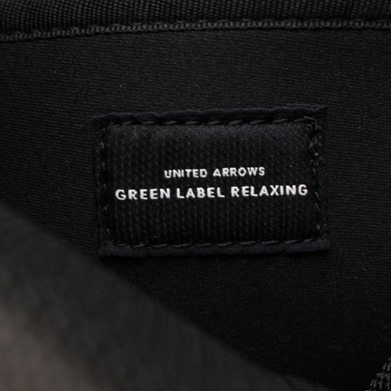 グリーンレーベルリラクシング ユナイテッドアローズ green label relaxing トートバッグ レザー 無地 グレー /TR17 メンズ_画像4