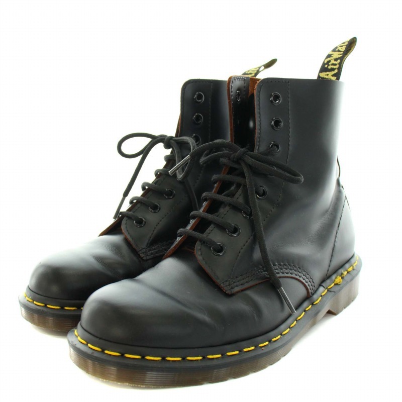 ドクターマーチン DR.MARTENS 1460 8アイレットブーツ 8 EYELET BOOT ショートブーツ 8ホール レザー 7 26.0cm 黒 ブラック /YT メンズ_画像1