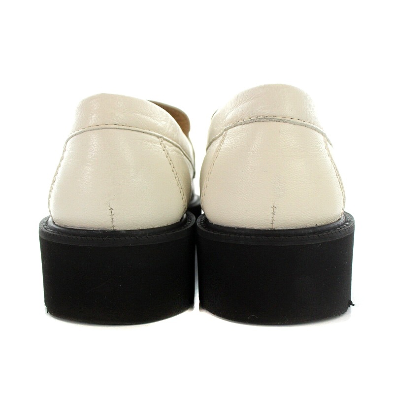 カミナンド caminando 23SS PLATFORM LOAFERS ローファー プラットフォーム レザー 8 25cm 白 ホワイト /AK23 レディース_画像4