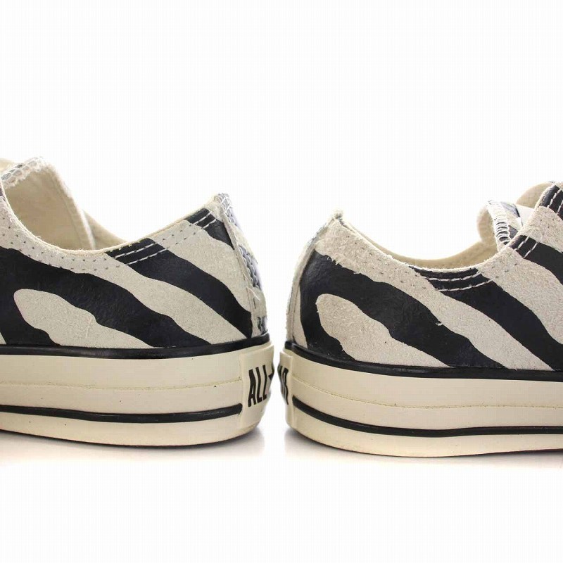 コンバース SUEDE ALL STAR US ZEBRA OX スエード オールスター US ゼブラ OX スニーカー ローカット US5 24cm ホワイト ブラック 1SD050_画像6