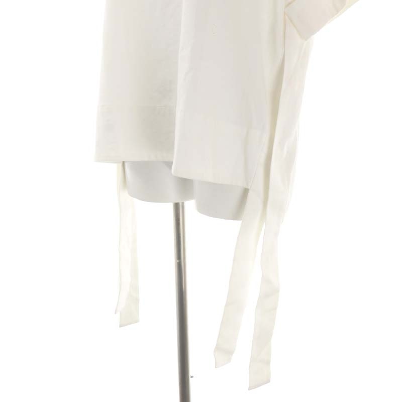 シクラス CYCLAS サイドライン スリット 半袖Tシャツ カットソー オーバーサイズ デザイン S 白 ホワイト /HS ■OS レディース_画像5