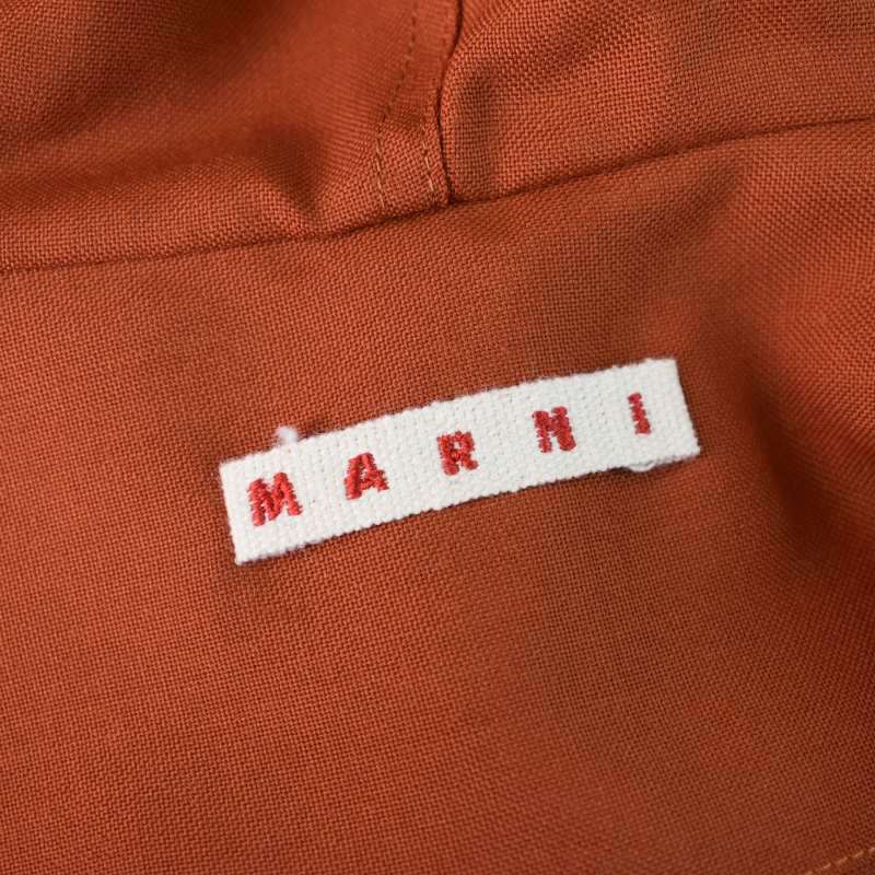  Marni MARNI 23AW Nerof- dead рубашка балка nto длинный рукав шерсть 48 orange CUMU0195A3TW839 мужской 