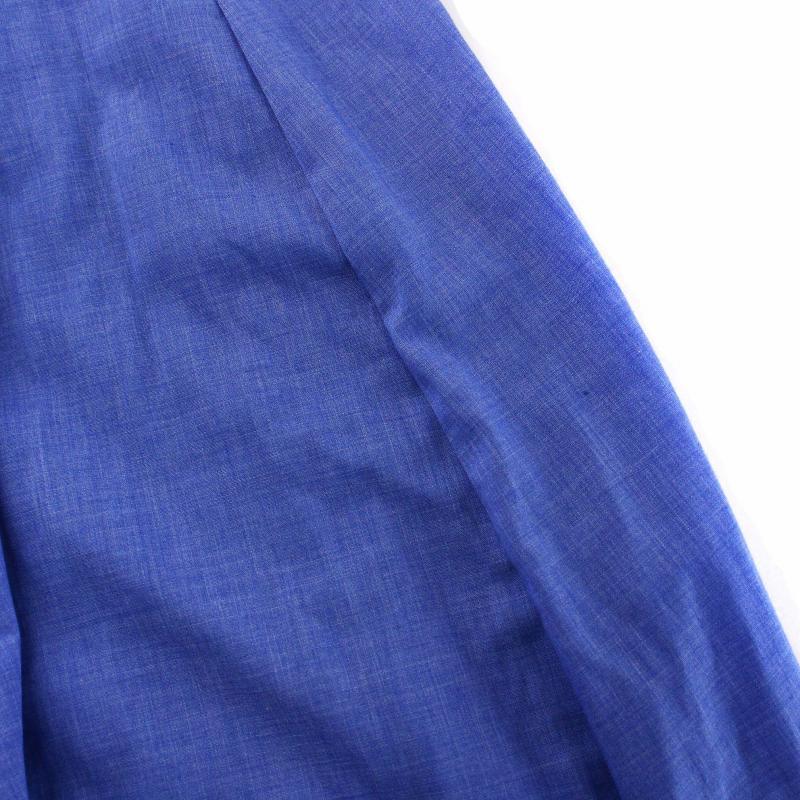エニィファム any Fam 23SS フレアマキシスカート ロング 2 M 青 ブルー /TR1 ■OF レディース_画像6