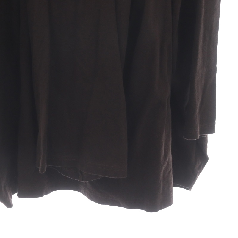 ナゴンスタンス nagonstans ソフト天竺Tシャツデザインスカート ロング 38 茶 ブラウン /HK ■OS レディース_画像5