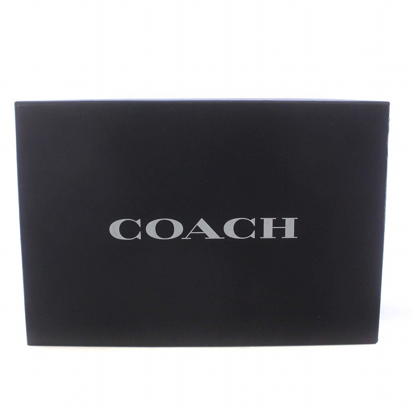 コーチ COACH サンダル エナメル アンクルストラップ オープントゥ チャンキーヒール ロゴ 金具 US7.5C 24.5cm 黒 ブラック_画像8