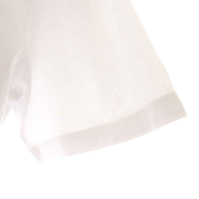 トゥモローランド TOMORROWLAND Les Petits Basics Tシャツ カットソー 半袖 クルーネック ロゴ XS 白 ホワイト 黒 ブラックの画像6