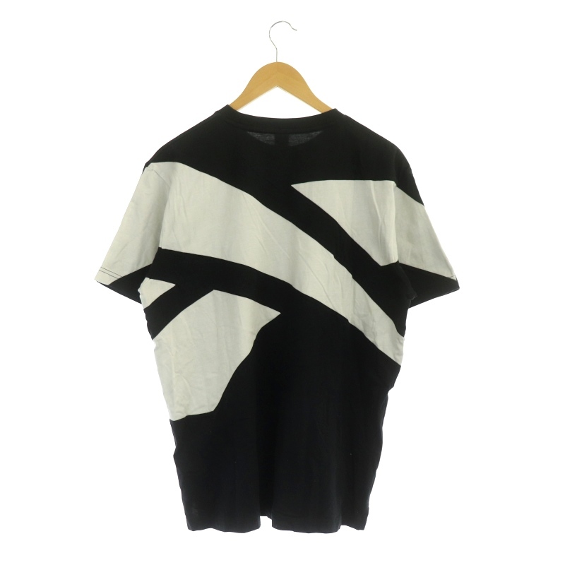リーボック Reebok × EightyOne Short Sleeve Vector Tシャツ カットソー 半袖 ロゴ コットン L 黒 白 ブラックホワイト_画像2