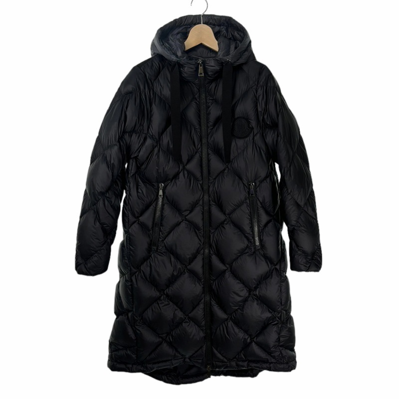 モンクレール MONCLER 20AW DUROC ダウンコート フード キルティング 2 黒 ブラック F20931D20000 C0459 レディース_画像1