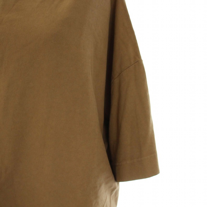 ヤヌーク YANUK Oversize T Shirt-Color Tシャツ カットソー 半袖 S 茶 ブラウン 57193911 /TK レディース_画像5