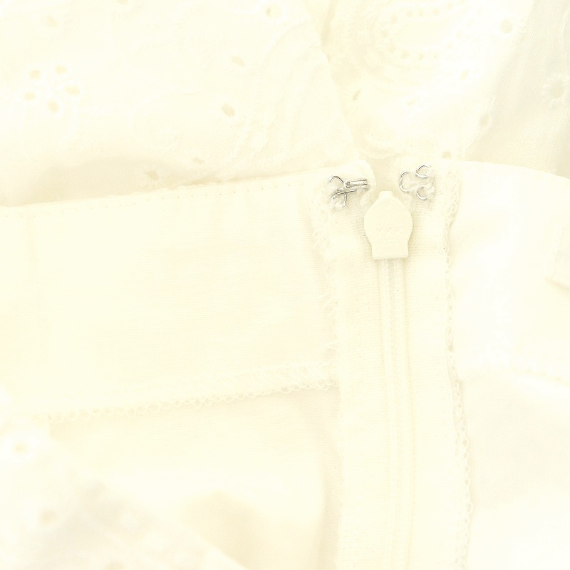 スナイデル snidel 23SS パンチングレースショーパン ショートパンツ ペイズリー 刺繍 0 白 ホワイト /DF ■OS レディース_画像7