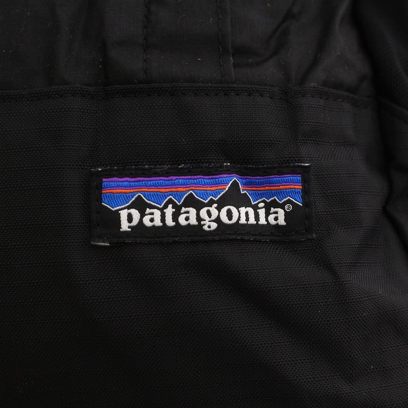 Patagonia ライトウェイト Travel Tote Pack リュックサック バックパック トートバッグ 2WAY ナイロン ロゴ 22L ブラック 48808_画像7