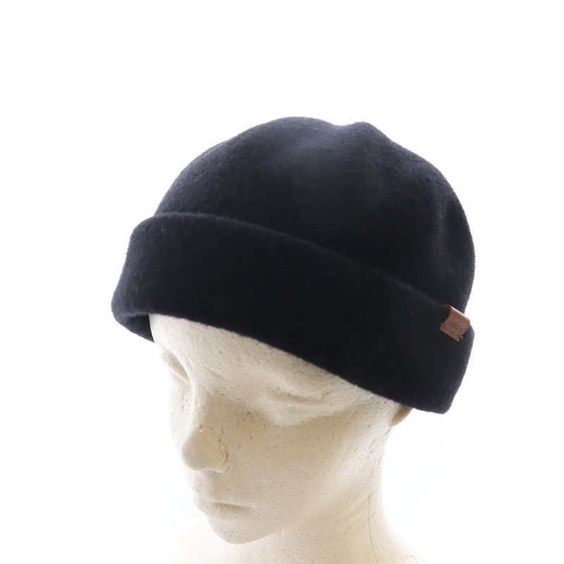カンゴール KANGOL REEFER ニット キャップ 帽子 カフ ウール ワンサイズ 黒 ブラック /YB ■AD メンズ_画像1