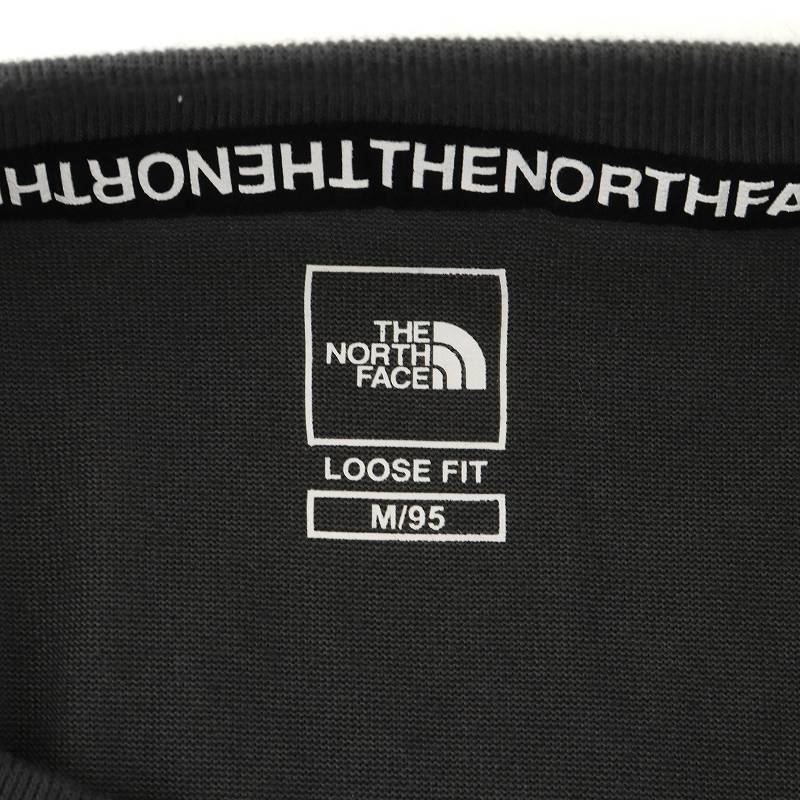 ザノースフェイス THE NORTH FACE ホワイトレーベル Tシャツ カットソー 半袖 薄手 ペイズリー柄 プリント M ダークグレー NT7UN48_画像4