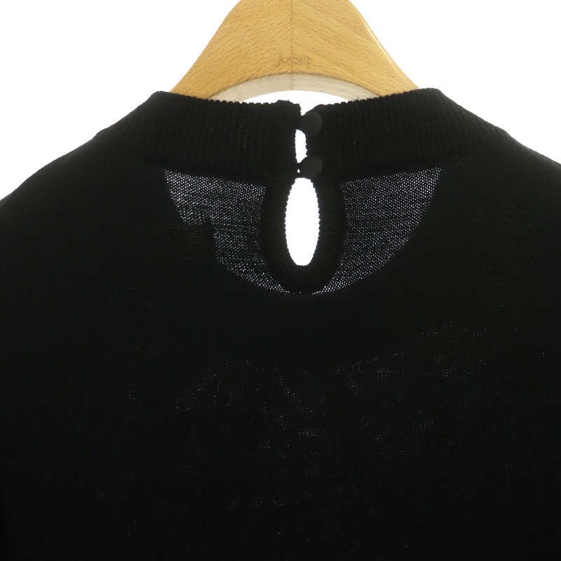 チェスティ Chesty ビジューニット セーター 長袖 装飾 ウール混 F 黒 ブラック /NR ■OS レディース_画像6