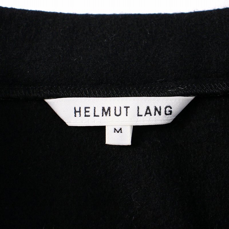 ヘルムートラング HELMUT LANG SEAMD SKT スカート フレア ミモレ ロング アシンメトリー スリット ウール M 黒 ブラック_画像3