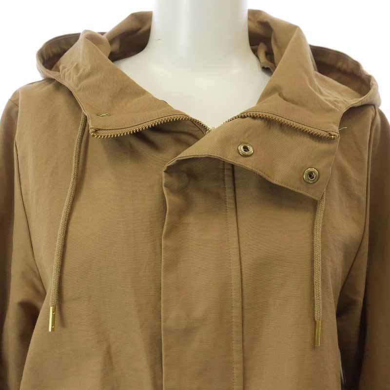  Urban Research URBAN RESEARCH Glo gran nylon f-teto Parker Zip up F beige /AT4 lady's 