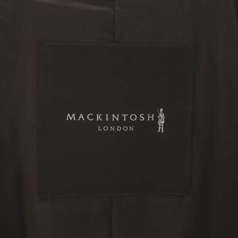 マッキントッシュ ロンドン MACKINTOSH LONDON シープレザーブルゾン レザージャケッ ト ジップアップ 38 ダークブラウン /HK ■OS レディ_画像3